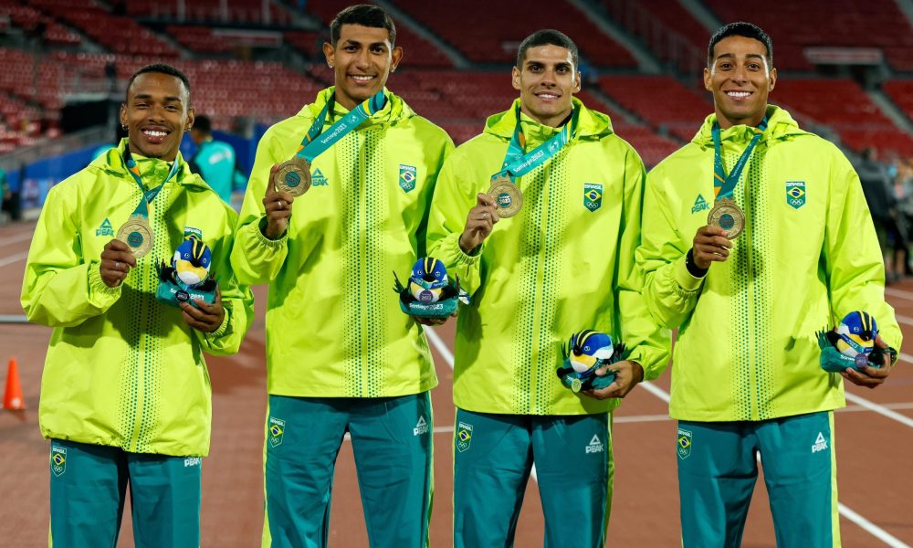 Brasil conquista o ouro no 4x400m masculino feminino é bronze