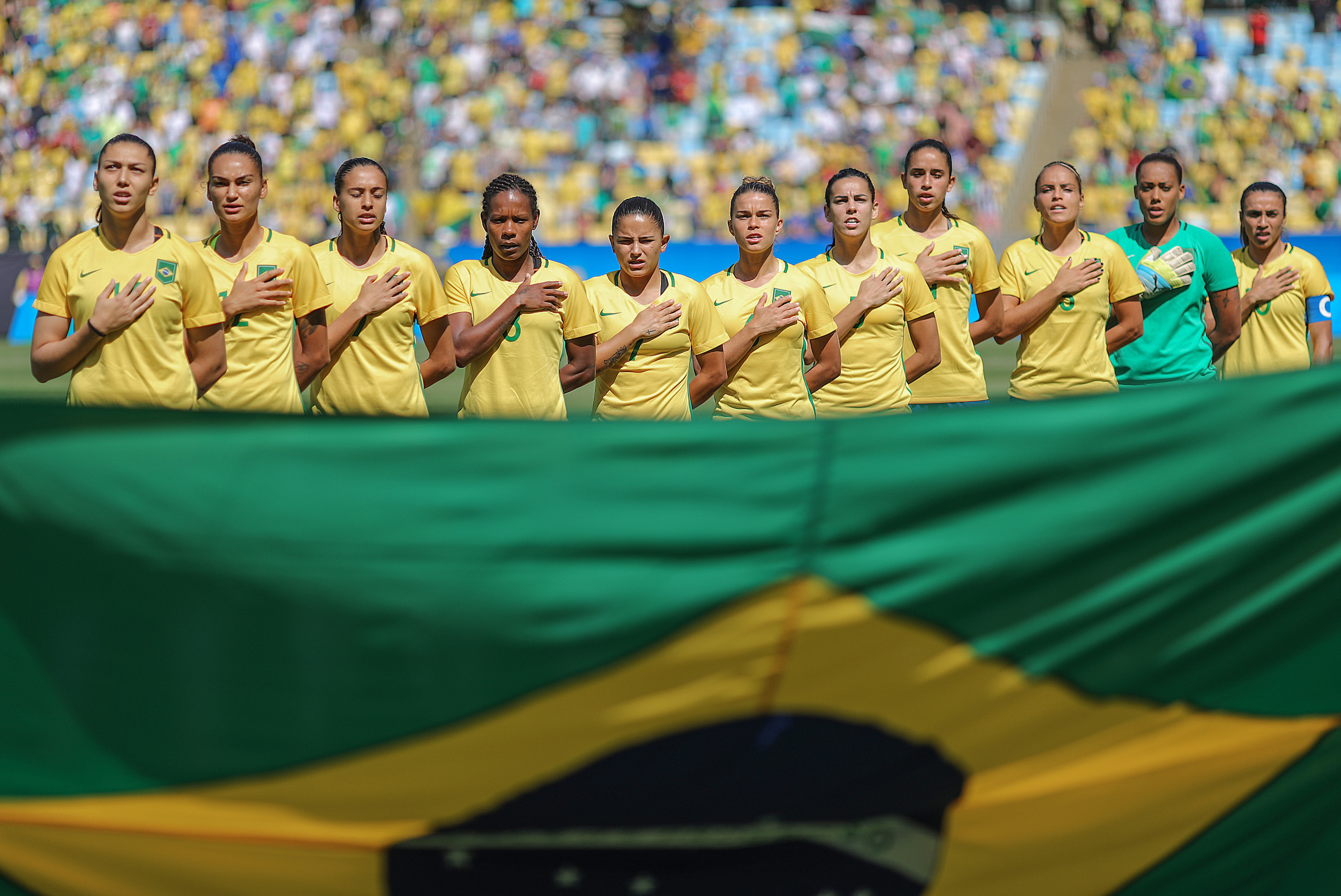Seleção Brasileira de futebol feminino ficou em quarto na Rio 2016