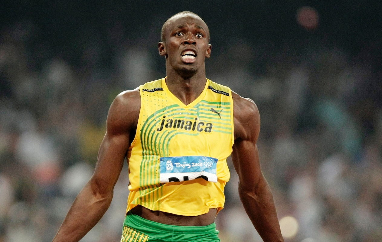 Usain Bolt campeão em Pequim