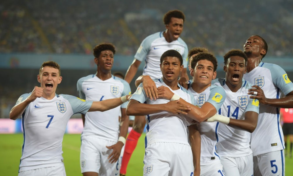 Inglaterra mostrou ao Brasil na semifinal do Mundial Sub-17 de