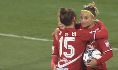 Com gols de Thaisinha, Red Angels empata no Sul-Coreano