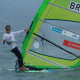 Giovanna Prada vela Olimpíada da Juventude windsurfe RS:X