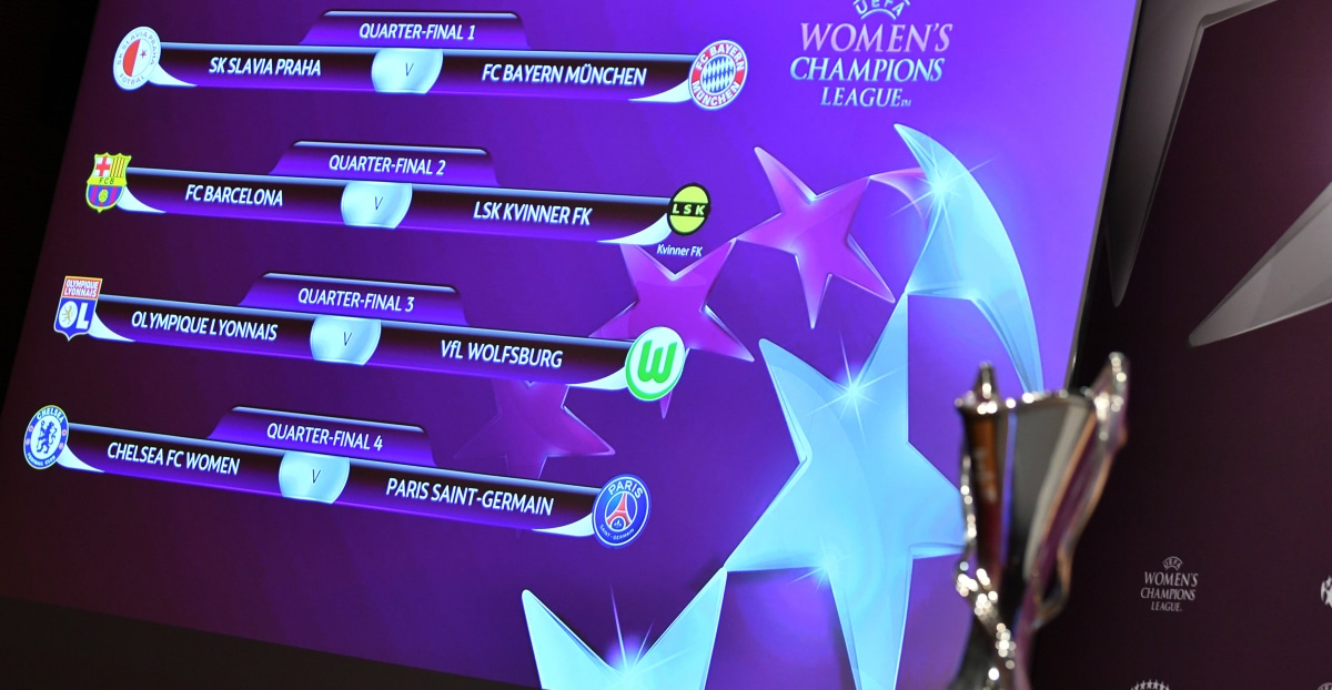 O Bayern nas quartas de final da UEFA Champions League feminina!