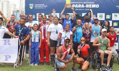 Esporte Clube Pinheiros vence o Brasileiro de Para-Remo 2018