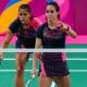 Jaqueline Lima e Samia Lima do badminton