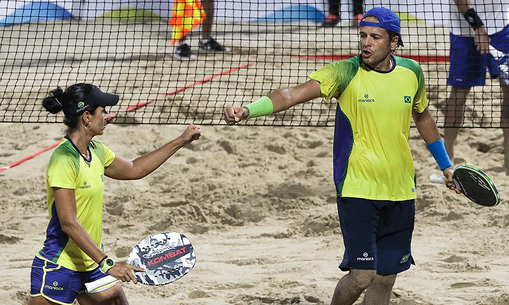 Beach tennis do Brasil é prata nos Jogos Mundiais de Praia