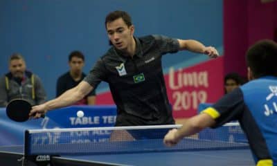 Hugo Calderano, do tênis de mesa