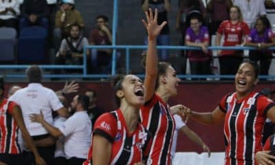 São Paulo enfrenta o Dentil Praia Clube pela Copa Brasil de vôlei feminino ao vivo