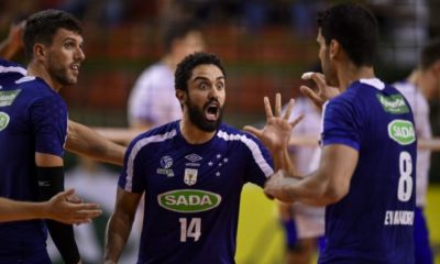 Cachopa Sada Cruzeiro enfrenta o Ponta Grossa pela Superliga de vôlei masculino - Foto: Divulgação/Sada Cruzeiro renovação contrato