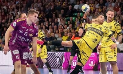 jogador brasileiro de handebol Felipe Borges se despede do Tremblay da França