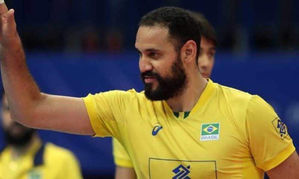 Alan de Souza - seleção brasileira de vôlei - Olimpíada de Tóquio 2020