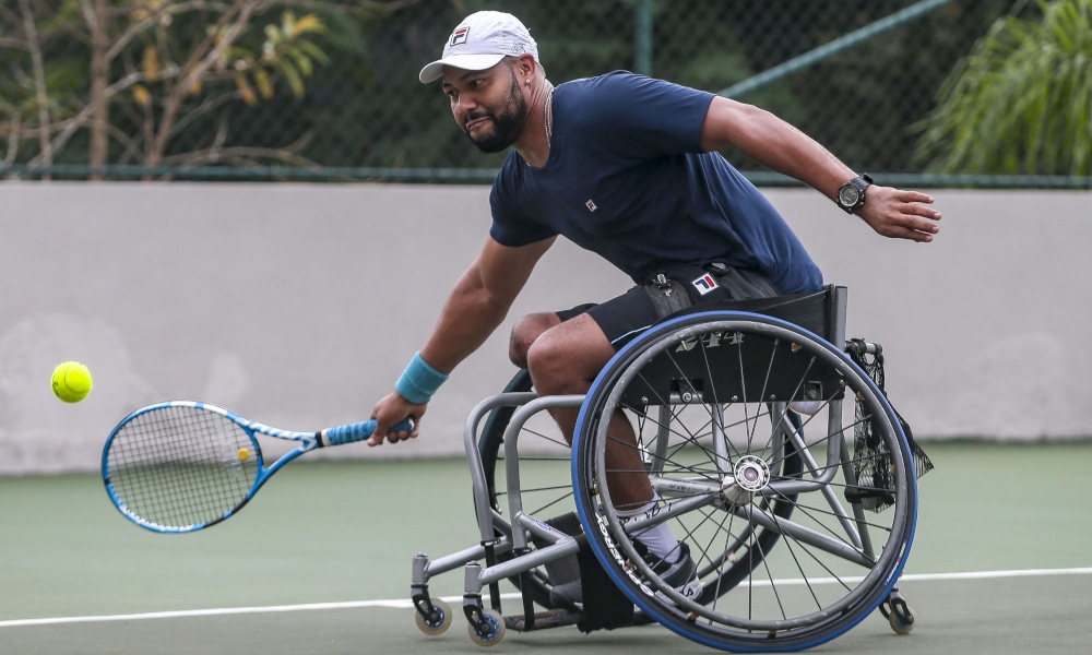 Brasil estreia em busca de medalha inédita no tênis em cadeira de