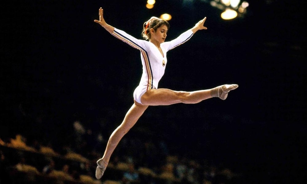 nadia comaneci trave jogos olímpicos