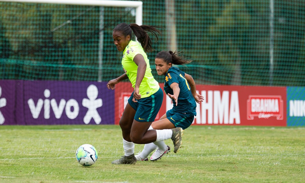 Seleção feminina de futebol portugal jogo-treino