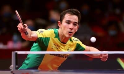 Hugo Calderano - WTT de Macau - tênis de mesa masculino individual equipes Jogos Olímpicos de Tóquio 2020