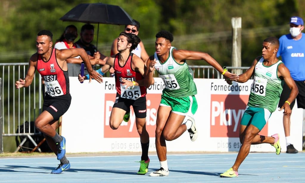 Brasileiro Sub-20 atletismo revezamento 4x100 masculino