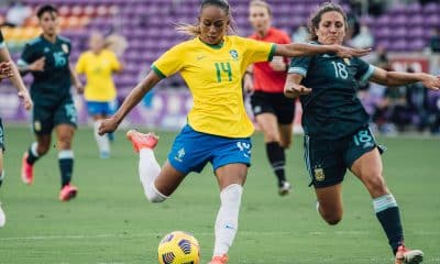 Adriana Brasil 4 x 1 Argentina She Believes futebol feminino