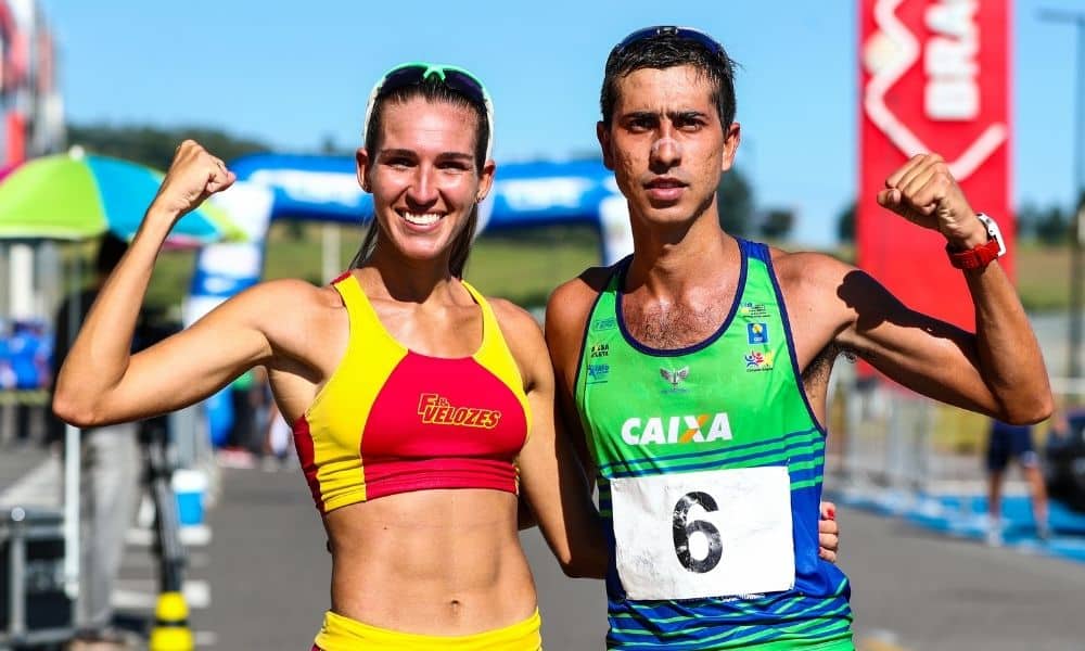 Viviane Lyra e Caio Bonfim Copa Brasil de marcha atlética Brasil