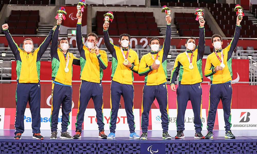 Brasil ouro goalball jogos paralímpicos