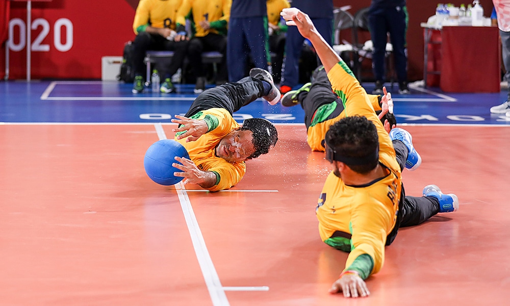 Romario Marques ouro goalball jogos paralímpicos