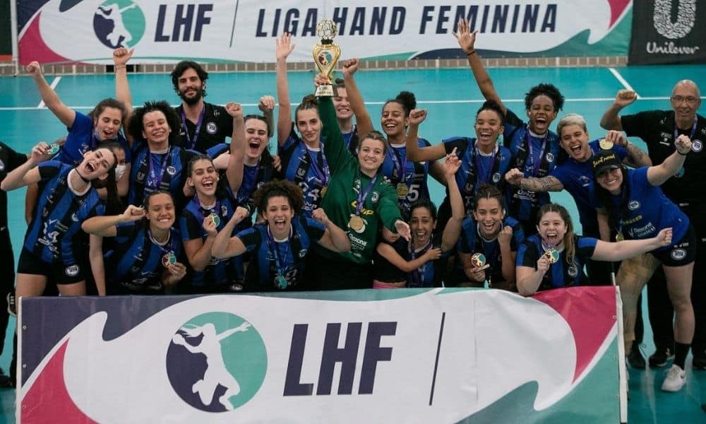 Pinheiros campeão Liga Hand Feminina 2021 - Cascavel