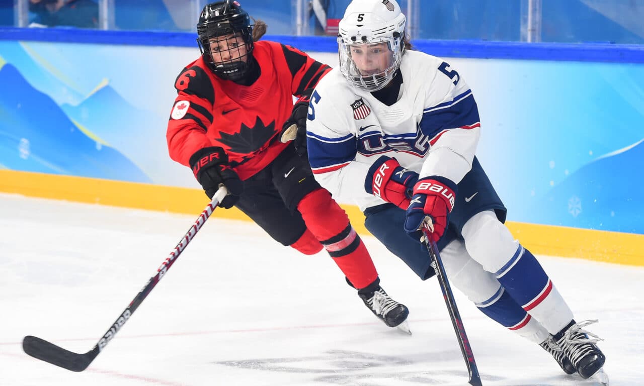 Estima-se que o hockey no gelo tenha surgido no Canadá, entre os Séculos 18  e 19, como adaptação do hóquei no campo durante o inverno rigoroso no país  da América do Norte. As primeiras partidas entre clubes aconteceram ainda  no Século 19. A NHL