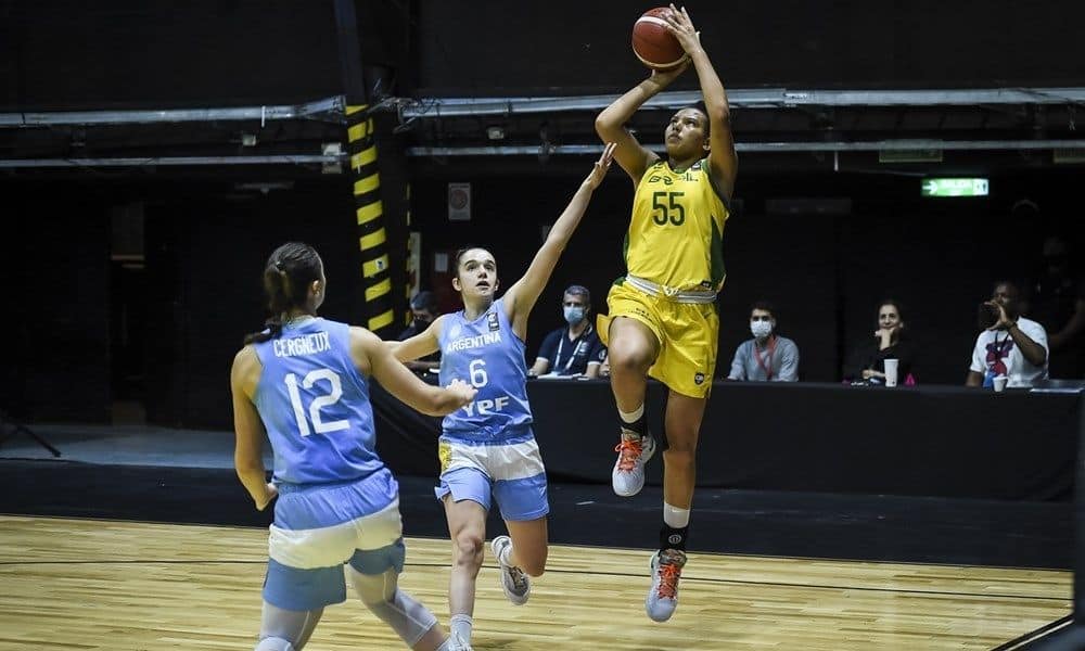 Tassia Brasil Argentina campeão invicto Sul-Americano Sub-18 de basquete feminino