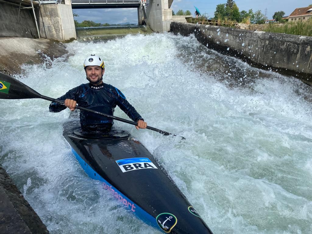 Pepê Gonçalves Copa do Mundo de canaogem slalom K1 Mathieu