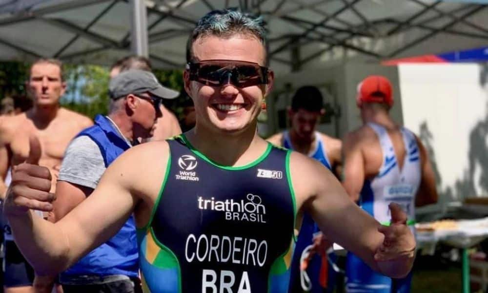 Ronan Cordeiro conquista medalha de ouro na Copa do Mundo de paratriatlo, na Espanha.
