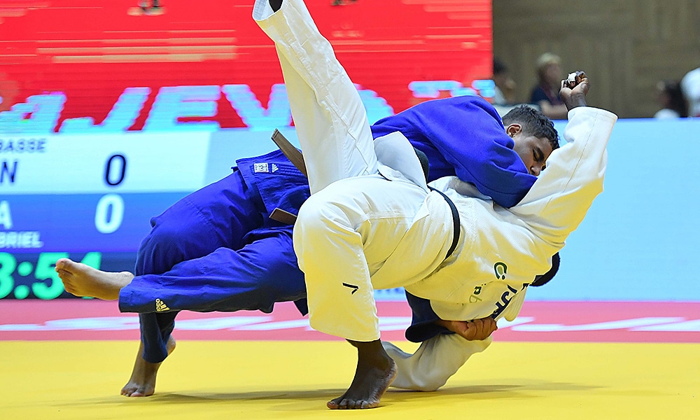 Gabriel Santos judô medalha de ouro medalha de prata Mundial Juvenil de judô