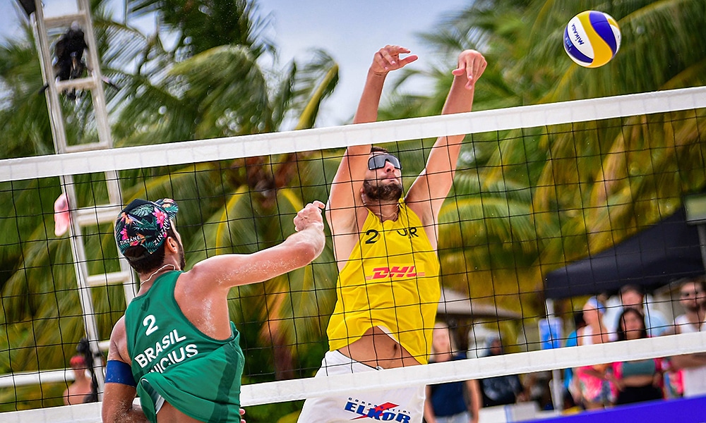 Evandro/Vinícius Challenge de Maldivas vôlei de praia