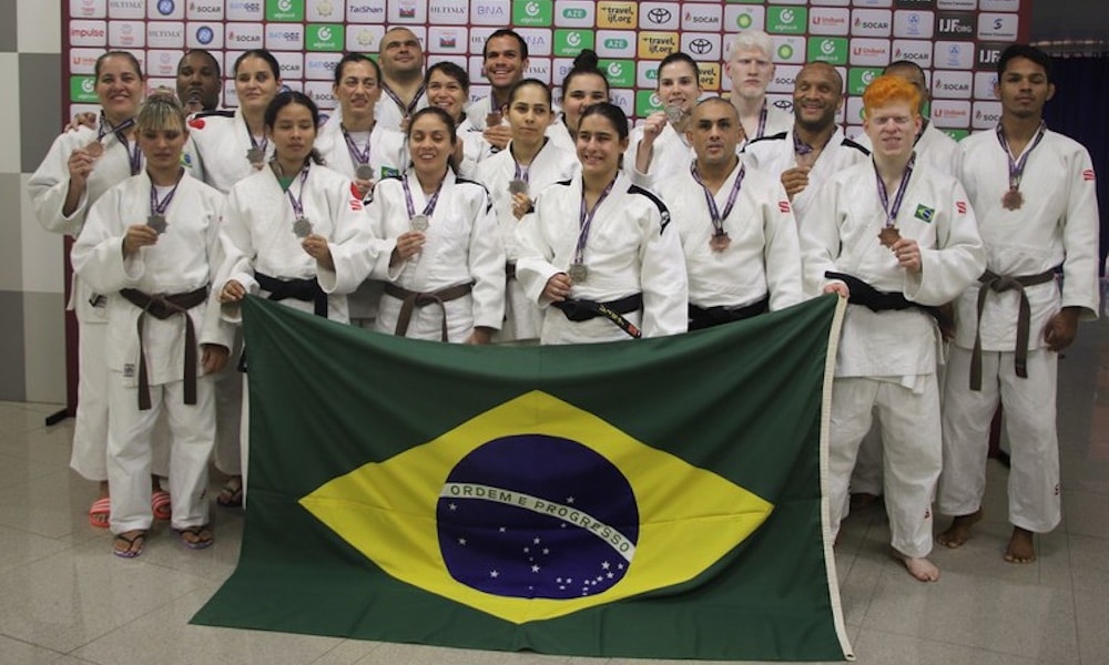 Equipe Brasil mundial de judô paralímpico