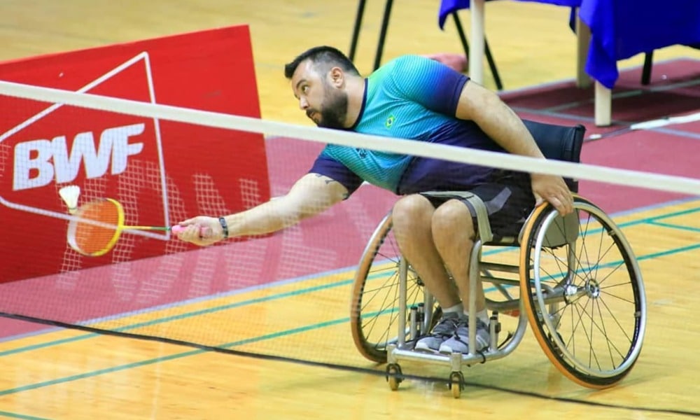 Rodolfo Cano estreia com vitóriass no Internacional do Brasil de parabadminton