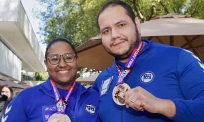 Bia Souza e Rafael Silva Baby medalhistas de bronze no Campeonato Mundial de Judô em 2023
