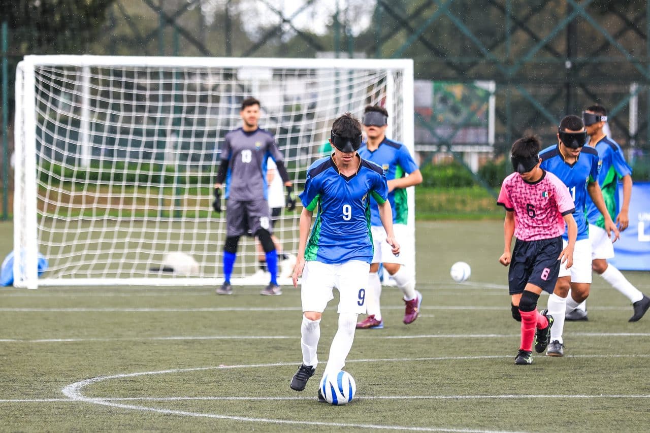 Futebol de cegos no Parapan de Jovens