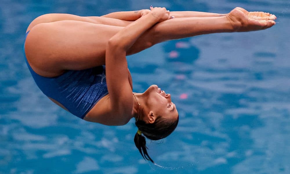 Anna Lúcia Santos no Mundial de Esportes Aquáticos de Fukuoka, saltos ornamentais