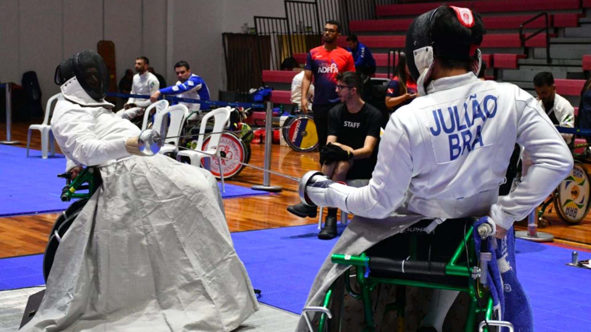 O Brasil obteve um bom resultado no Torneio Satélite e Copa Brasil de Paraesgrima (Foto: Rosele Sanchotene)