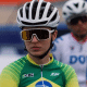 Tota Magalhães durante disputa do Mundial de Ciclismo estrada