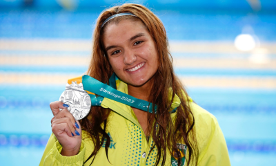Maria Fernanda Costa com medalha de prata nos Jogos Pan-Americanos de Santiago 2023