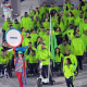 Brasil durante cerimônia de abertura do Parapan de Santiago-2023, em que fez a melhor campanha da história