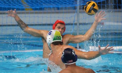 Brasil e Estados Unidos na final do polo aquático masculino dos Jogos Pan-Americanos de Santiago-2023