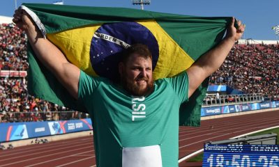 Darlan Romani conquista o bicampeonato do arremesso de peso nos Jogos Pan-Americanos de Santiago-2023