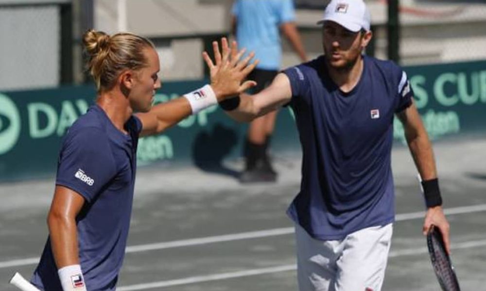 Marcelo Demoliner e Rafael Matos na final de Brasília