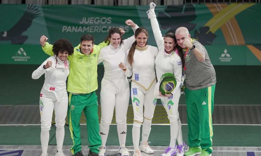 Pan 2023: Brasil vence o Canadá e é ouro no vôlei de praia feminino