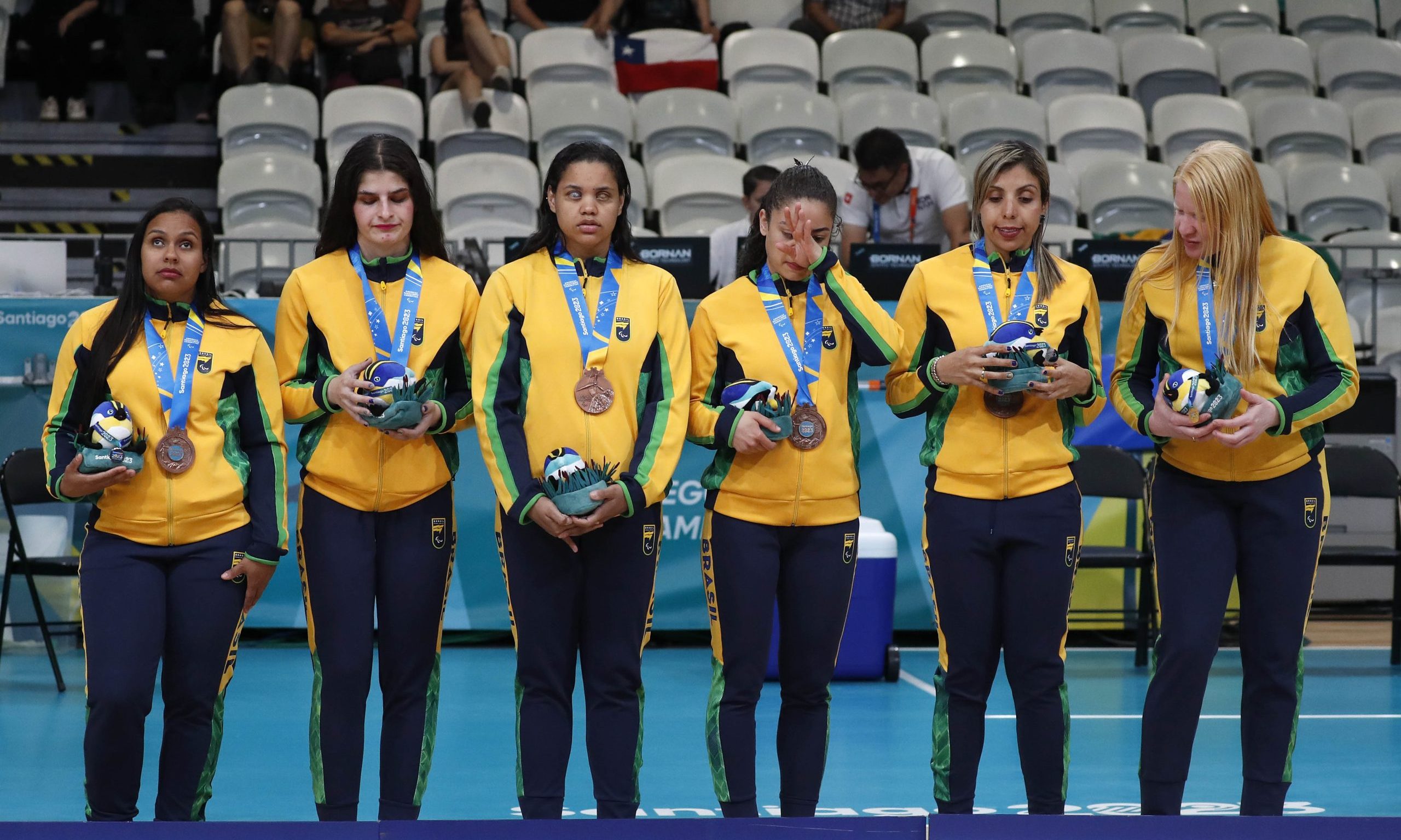 seleção feminina de goalball tabela goalball feminino jogos parapan-americanos santiago