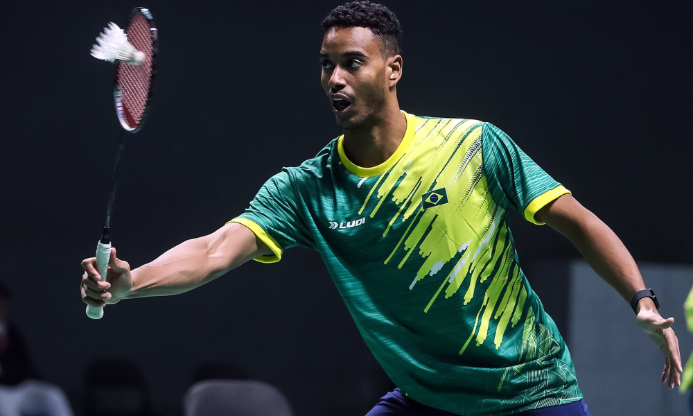 Ygor Coelho no Challenge do Canadá de badminton