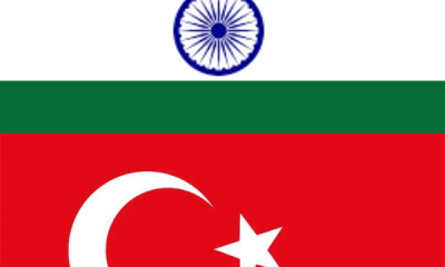 índia turquia bandeira