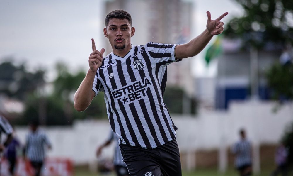 Atacante Pablo, autor do gol da vitória do Ceará na estreia da Copinha futebol júnior (Gabriel Silva/Ceará SC)