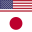 ESTADOS UNIDOS japão bandeira