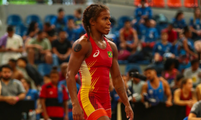 Ana Luiza França no Pan-Americano de wrestling